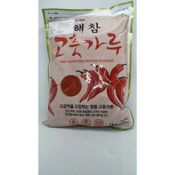 

PROMO TERBATAS - HAE CHAM RED PEPPER POWDER 1KG | GOCHUGARU | GOCHUKARU | CABAI KOREA - - HALUS