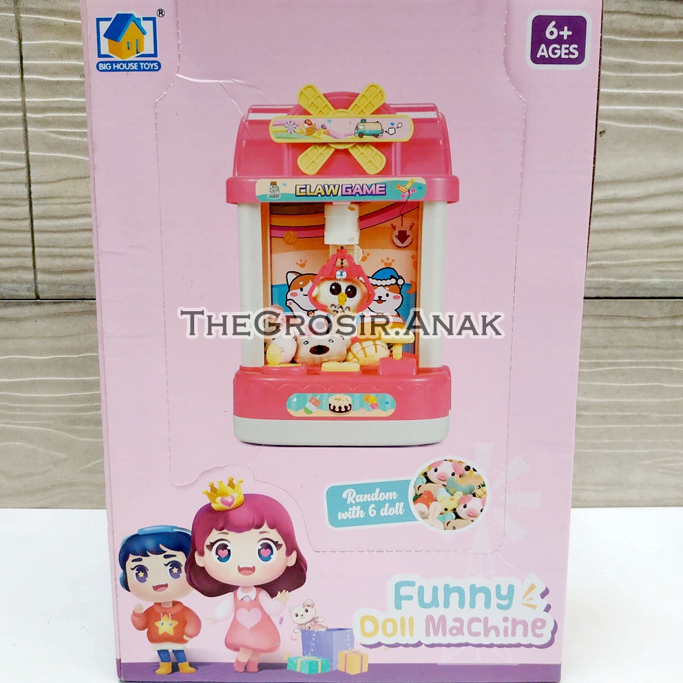 Funny Doll Claw Machine Mainan Mesin Capit Boneka Timezone