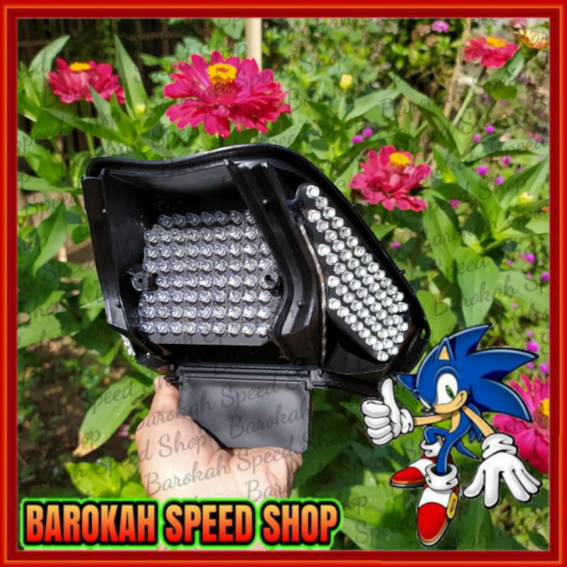 Stoplamp Full Custom Supra X 125 New/Old dengan Sein Running dan Lampu Senja dengan 8 Mode Animasi  