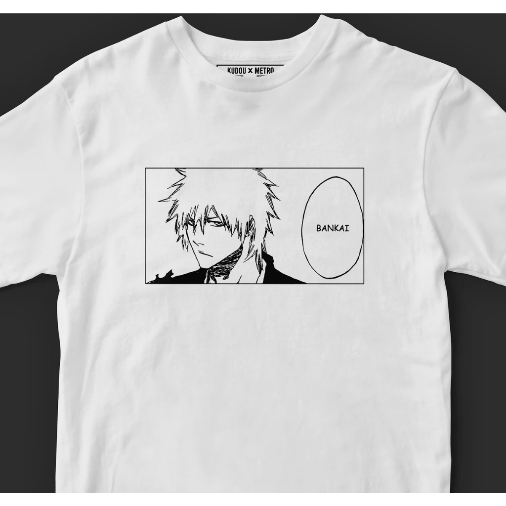 Tshirt Ichigo Kurosaki Bankai Anime Manga Premium Unisex