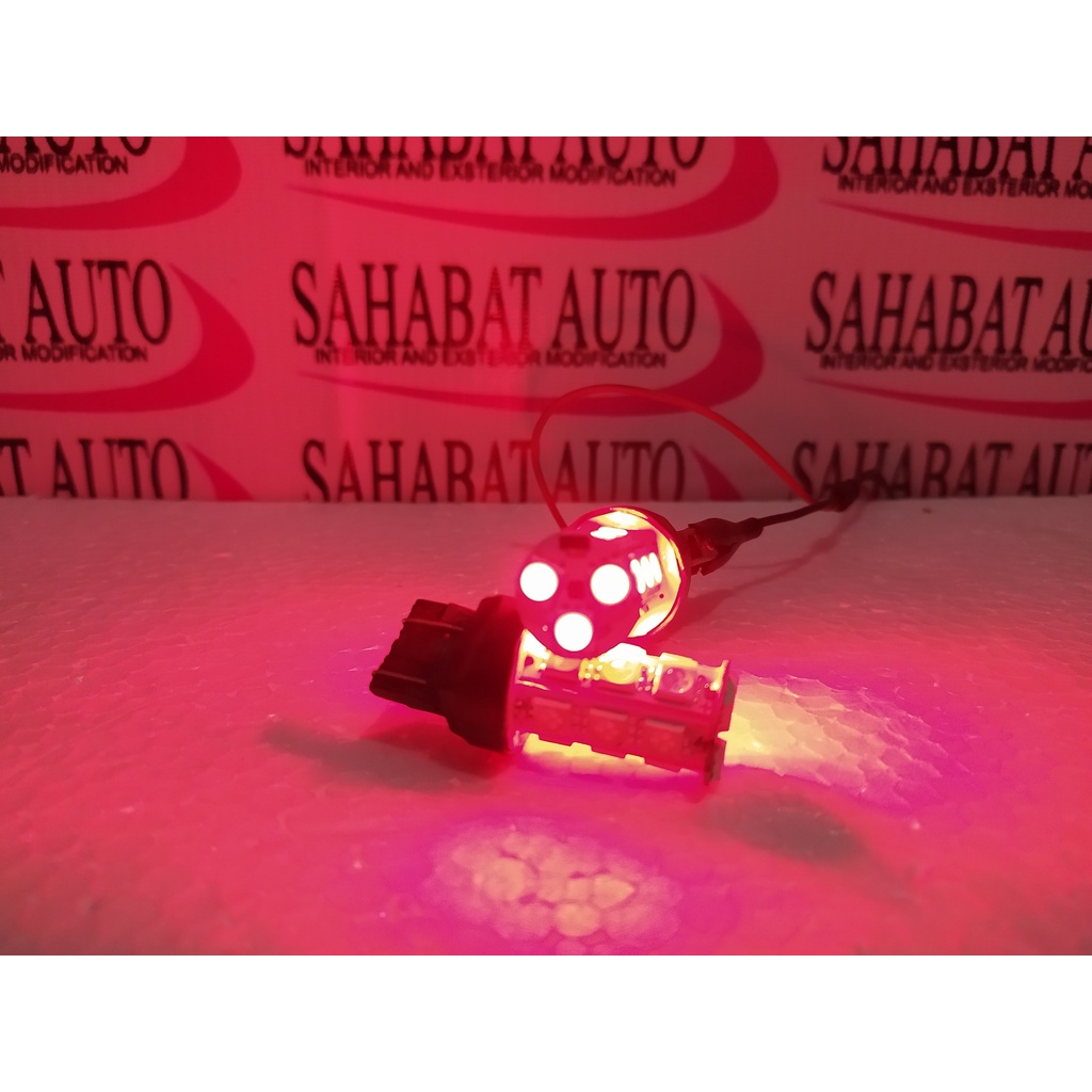 Led Stop Lamp Tancep 7443 T20 18 Titik Lampu Rem Lampu Sein Non Kedip Manteng Mobilio Brio Sigra Calya Jazz Crv Brv Terios Rush Xpander