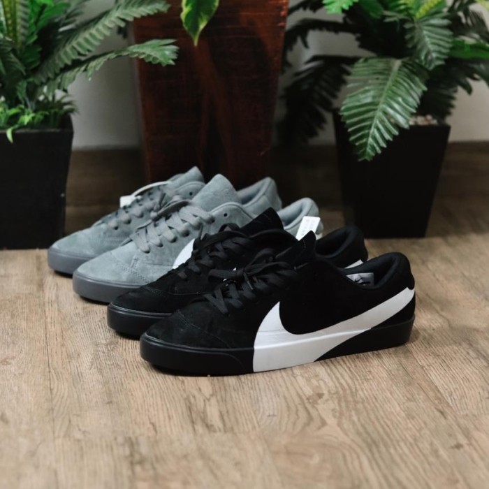 Nike Blazer City Low Sneakers Pria Suede Skate Shoes - 39