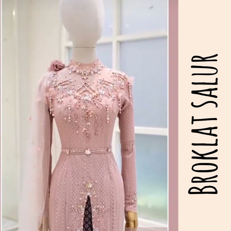 Broklat Salur mini kebaya bruklat