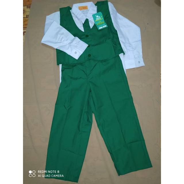 Seragam tk seragam MI seragam sekolah seragam muslimat seragam warna hijau panjang harga terjangkau
