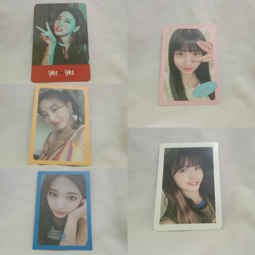 Jual Twice Official Photocards Momo, Jihyo, Tzuyu, Nayeon | Shopee ...