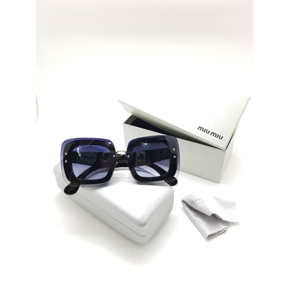 Kacamata Wanita Sunglass Miu Miu Gliter