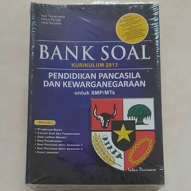 Buku Bank Soal Ppkn Smp Mts Shopee Indonesia