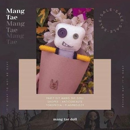 handmade boneka mang tae it's okay to not be okay