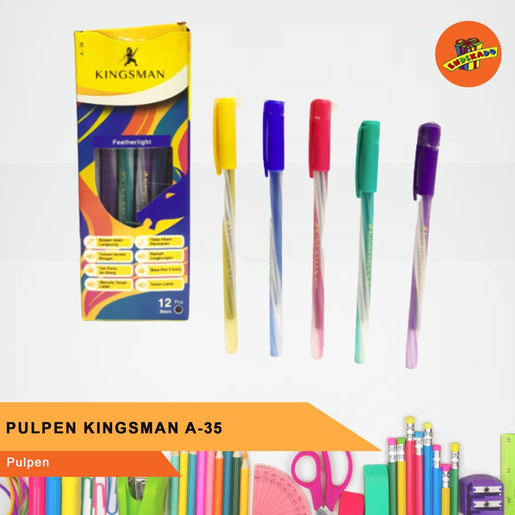 PULPEN KINGSMAN A-35 ULIR - Pulpen Murah Makassar