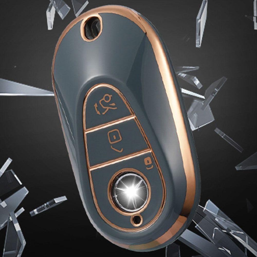 Top Remote Key Case Full Proteksi Aksesoris Mobil Skin Key Fob Cover