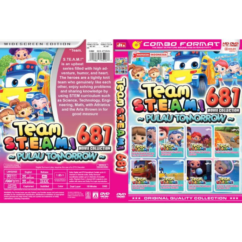 Kaset Film Koleksi Kartun Team Steam