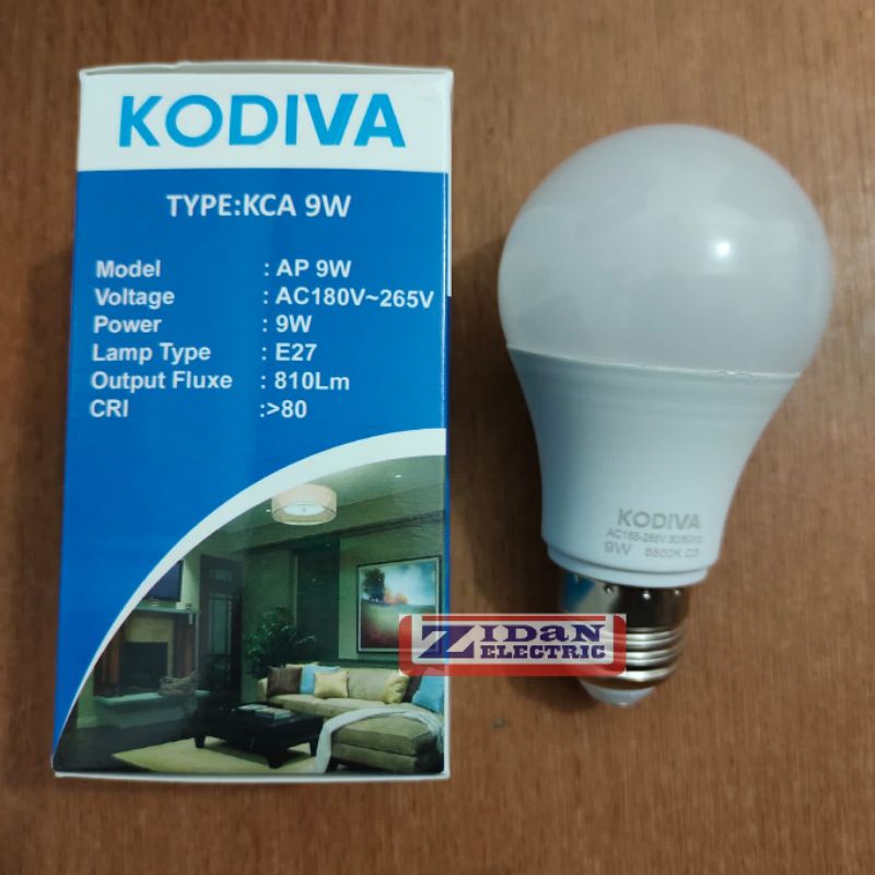 Lampu Led Bulb 9 Watt / Lampu Bohlam Led Bulb 9W Kodiva