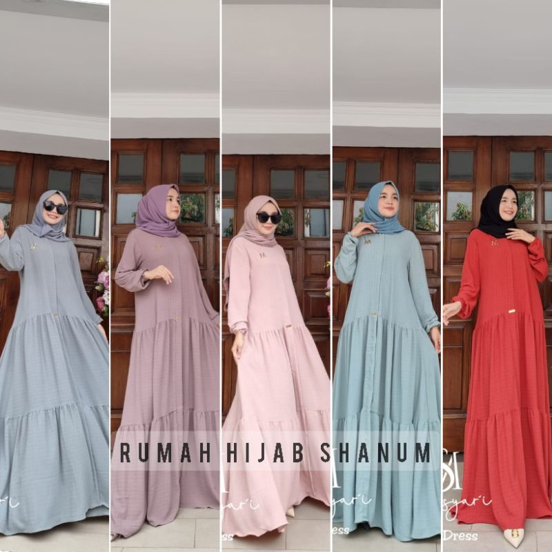 TERLARIS TERBARU BISA COD SABINNA DRESS ORIGINAL MONA SYARI BY ME BAJU GAMIS DRESS MAXY MIDI BRANDED