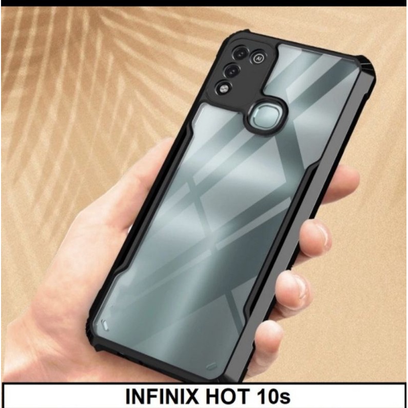 Infinix Zero 8, Hot 10 Play, Hot 10S, Note 7 Lite, HOT 11 PLAY, SMART 3 PLUS Hard Soft Case Armor Bumper SHOCKPROOF Airbag