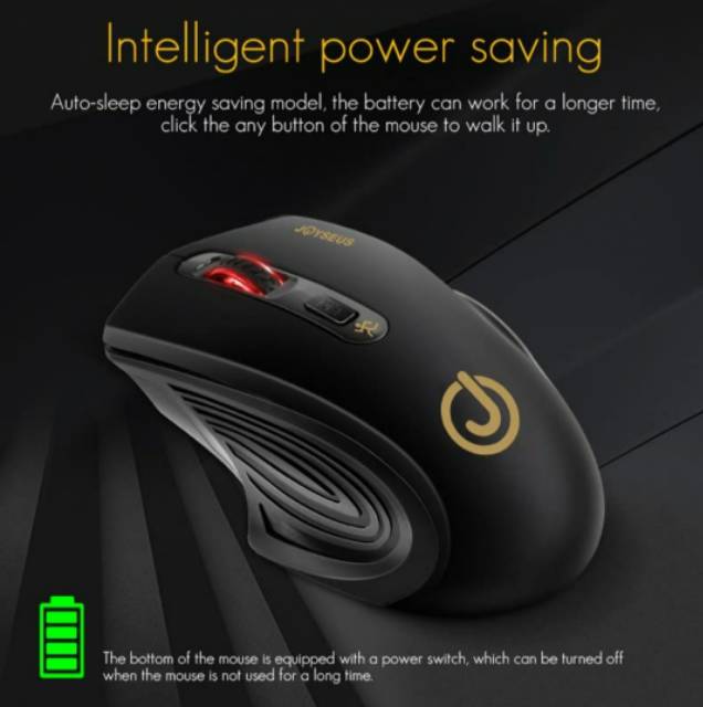 Joyseus Wireless Gaming Mouse 2.4Ghz - JM1800