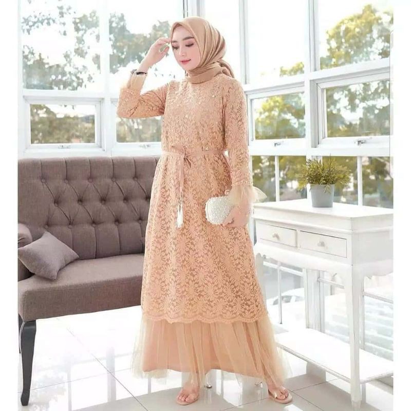 Juliana Dress JULIANA DRESS gamis brukat Terbaru