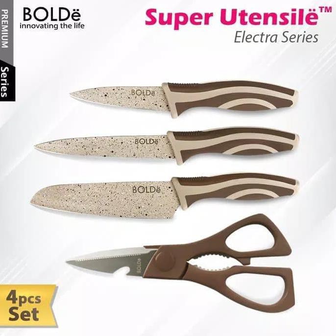 BOLDe Knife Set Pisau Set + Gunting. Produk Original. Baru