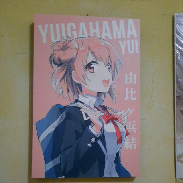 Poster Custom + Bingkai Kayu (45x30)