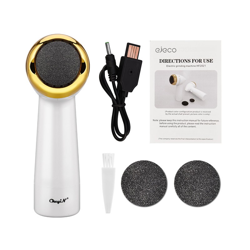 

CkeyiN Electric Foot File Foot Care Tool Pedicure Machine Peel Skin Roller Callus Remover File