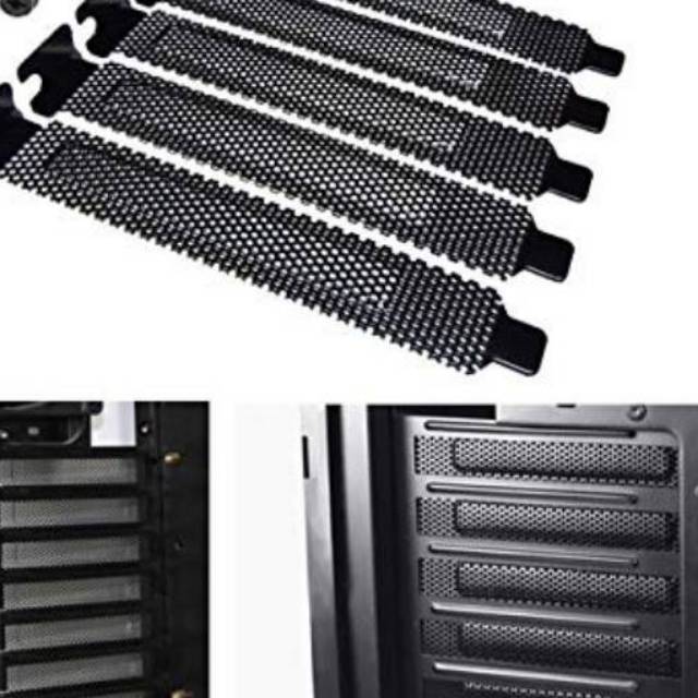 Slot Cover pcie pci case pc casing komputer back mesh tutup vga