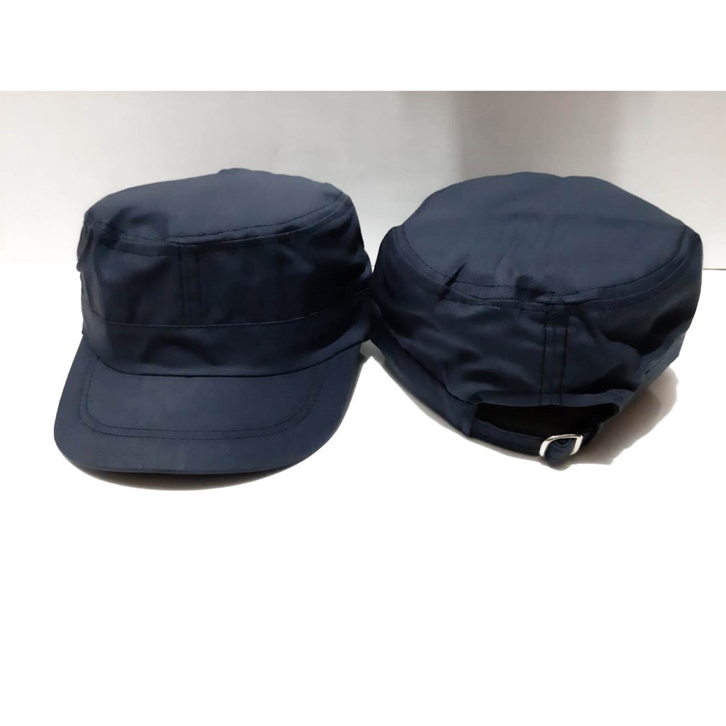 TOPI KOMANDO / MILITARY POLOS MURAH - Biru Dongker