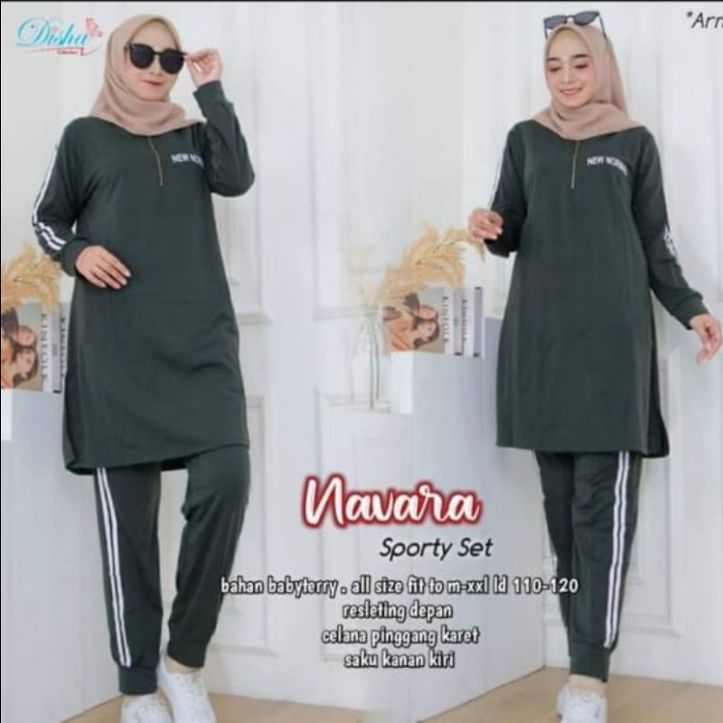 Baju Setelan Olahraga Navara By Disha