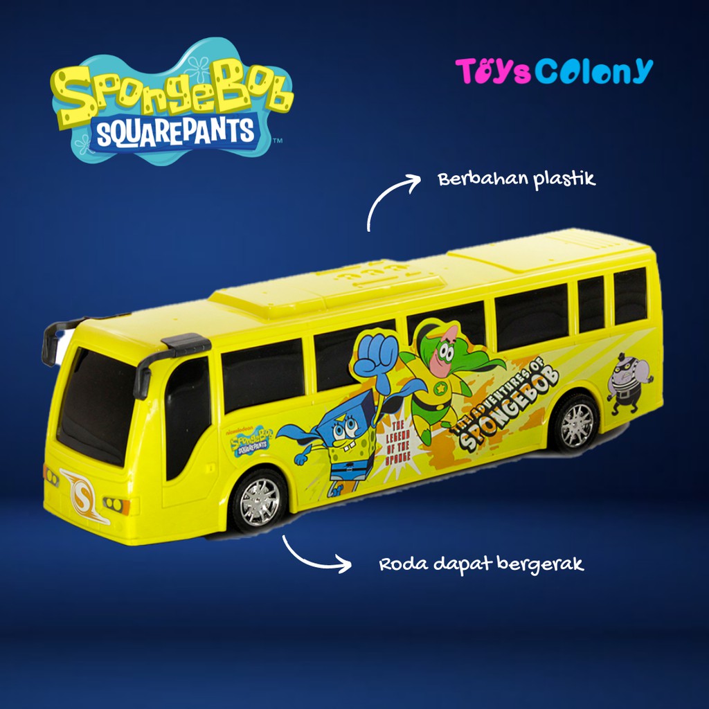 TRANSPORTASI BUS SPONGEBOB / BUS MAINAN ANAK