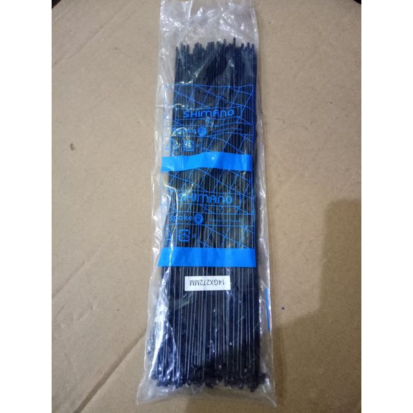 RN81 Jari Jari Stainless Hitam 272 Ruji Spoke Stainles 27 5 Sepeda Mtb Road Bike 700 Balap 27.5