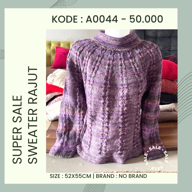 Turtleneck Sweater Rajut Wool Import Premium Knitted Infinity Musim Dingin Salju Winter Snow