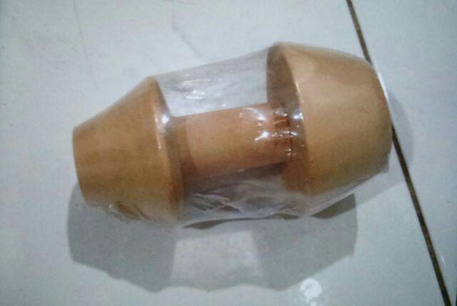 Pie Pusher / Puncher Kayu Alat Bantu Penekan / Tekanan Adonan Cetakan Kulit Kue Pai 11 Cm