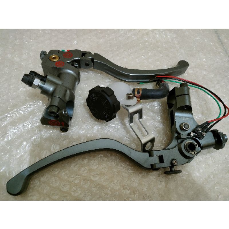 Master Rem BREMBO RCS15/COSTACURTA RCS19 Full CNC Kiri Kanan Handle Lipat