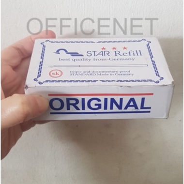 PEN PUTIH STAR REFILL GERMANY /BOLPEN PUTIH UNTUK POLA SEPATU TAS /PCS