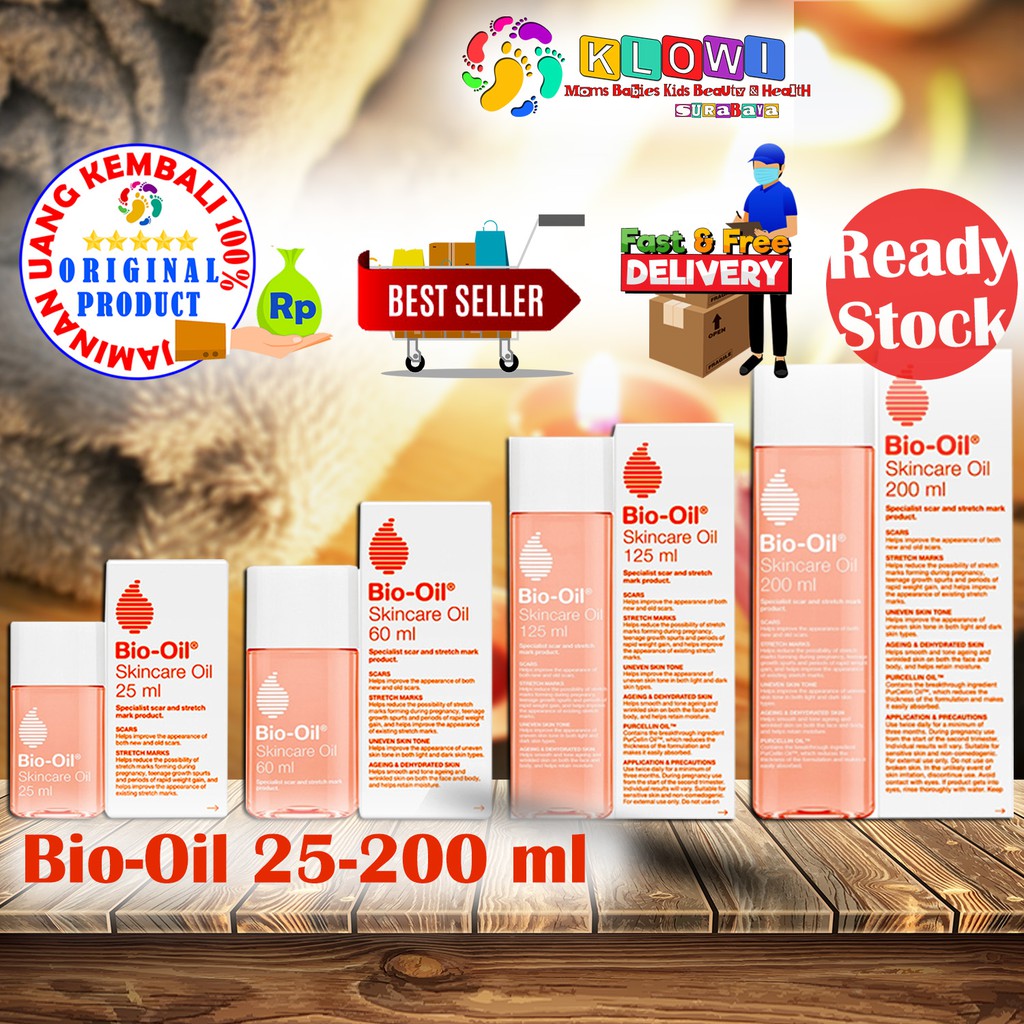 Bio Oil 25-200ml/ Penghilang Bekas Luka / Strech Mark / Penghilang Bekas Jerawat /Bio-Oil / ORI BPOM