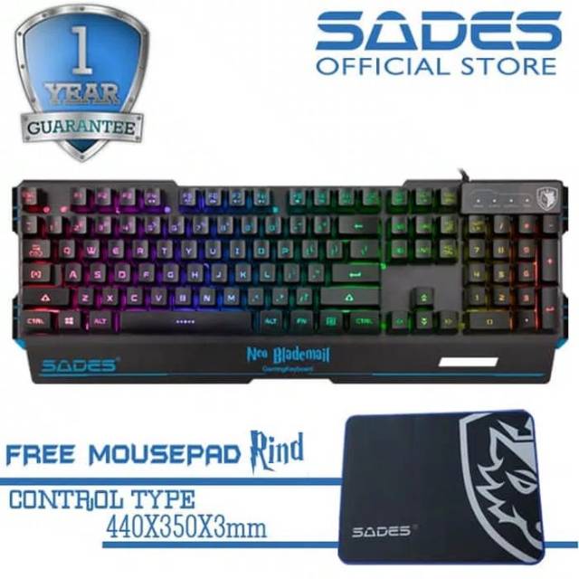 Sades Neo Blademail Gaming Keyboard