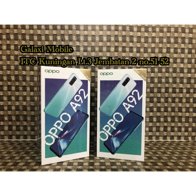 Oppo A92 Ram 8GB Internal 128GB Garansi Resmi 1 Tahun