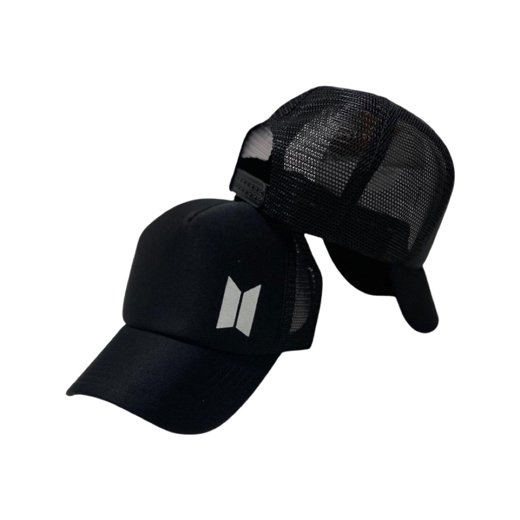 Topi Baseball Bordir Gaya Korea Pria Wanita Reclusive Challenge-Jaring BTS