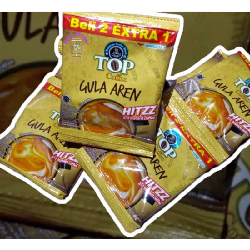 Top top kopi Gula Aren/ Top Kopi isi 15 Sachet