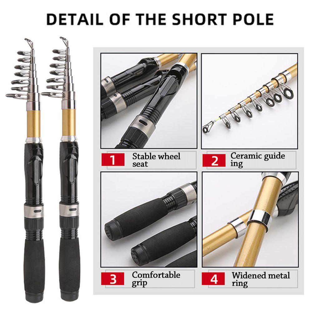 TOP Joran Pancing Teleskopik Portable Ultralight Adjustable Carp Feeder