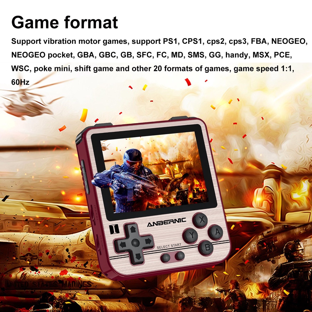 ANBERNIC RG280V Retro Handheld Video Game Console Mini Portable Gaming