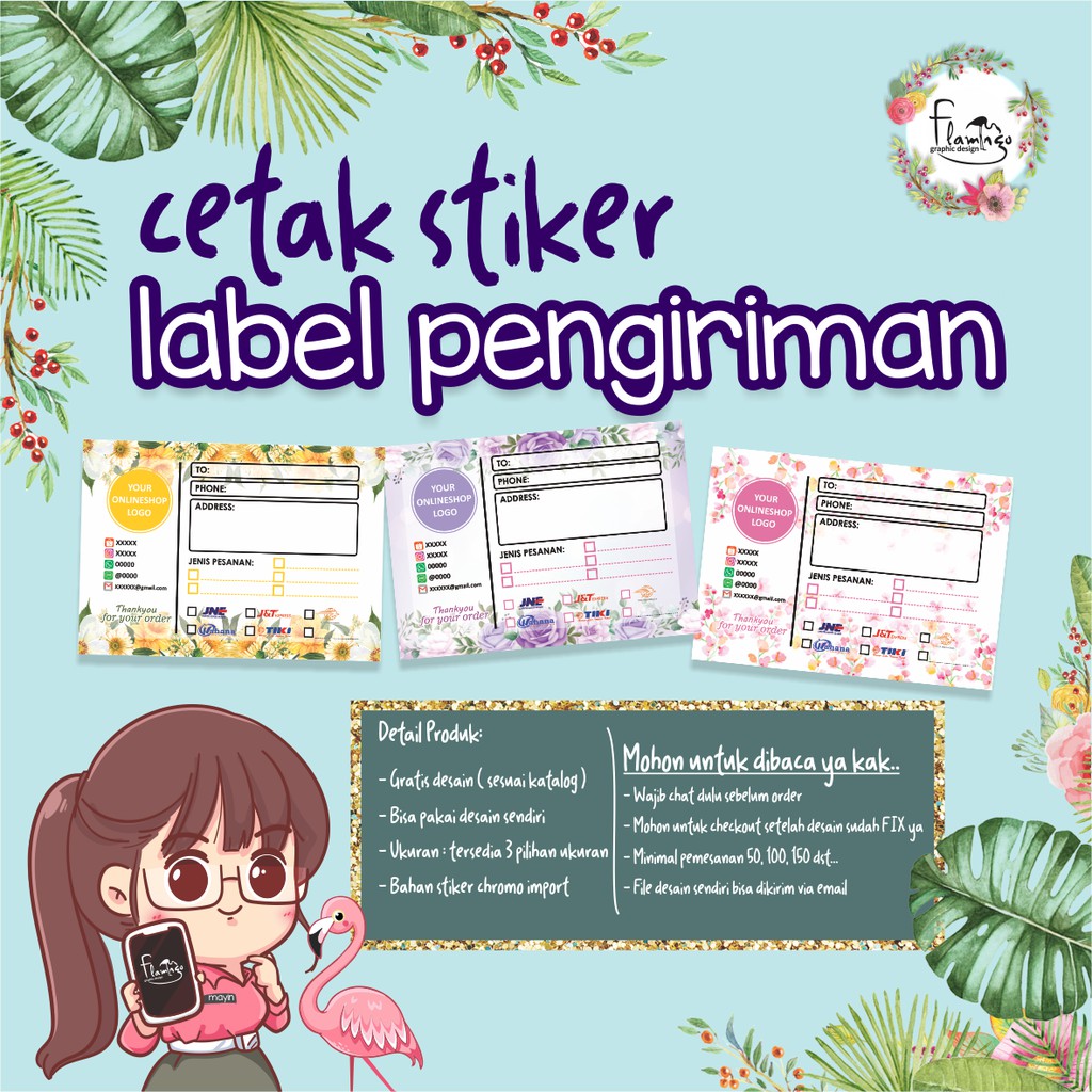 

STIKER LABEL PENGIRIMAN ONLINE SHOP