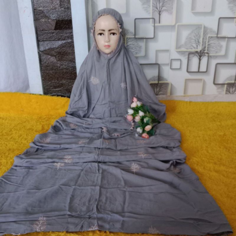 Mukena ANAK kelas 1-6 SD terusan/mukena anak terusan/mukena bordil anak