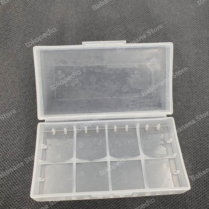 Kotak Baterai 18650 2 slot battery box tempat penyimpanan batere