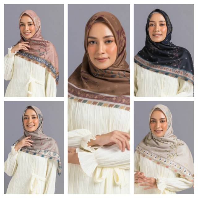 Mahina Scarf by ISKANTI | Scarf Mega Iskanti | Jilbab Segiempat | Voal