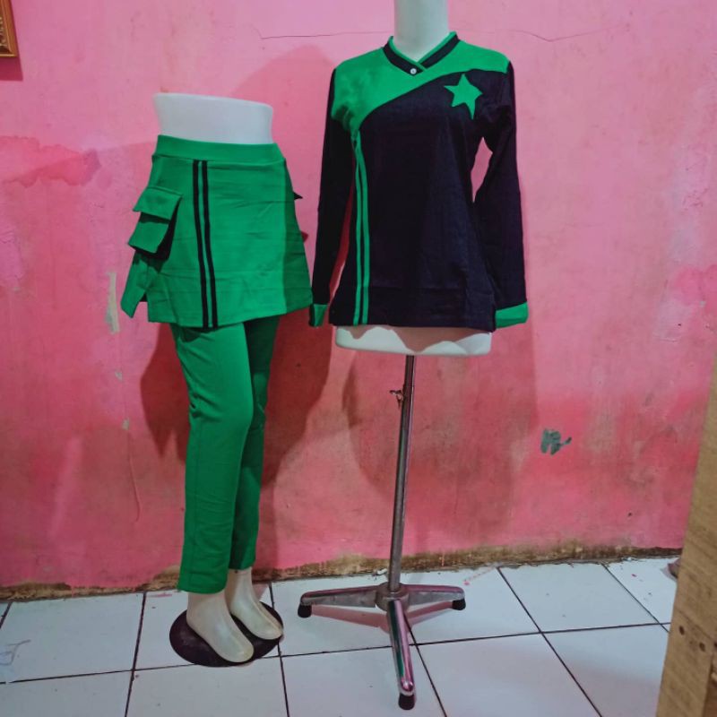 baju senam Muslimah/senam aerobik/ jumbo size