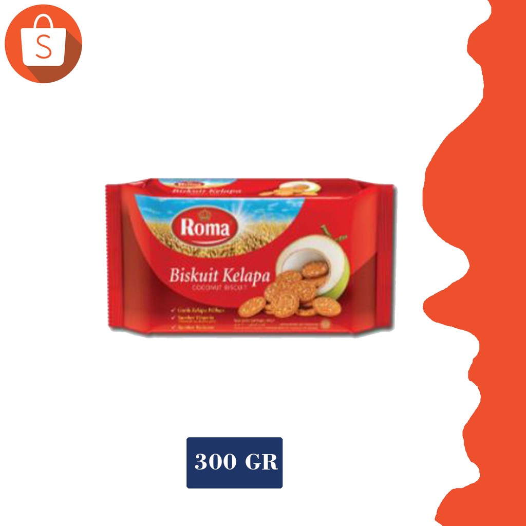 Biakuit Roma Kelapa Coconut 300 gr