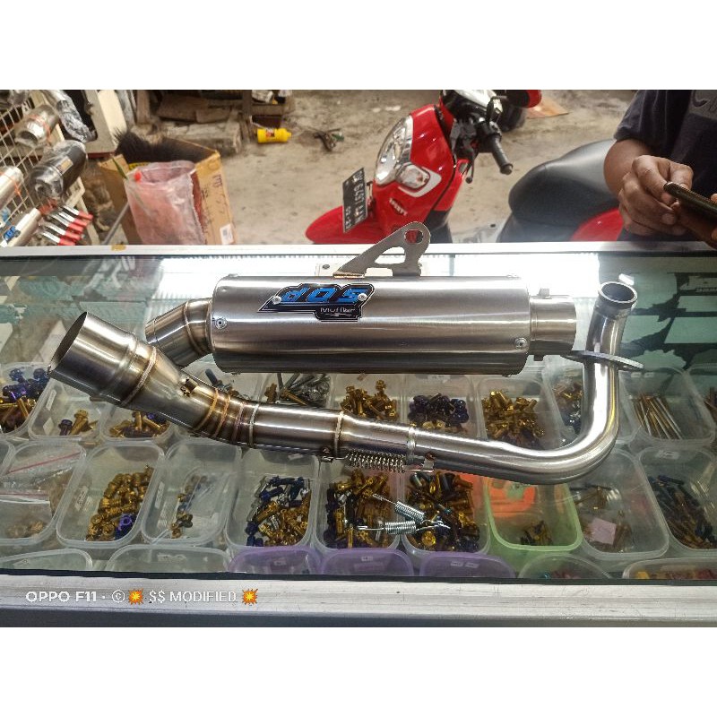 KNALPOT DOS BEST3 KAWAHARA NMAXOLD/NEW2020 PCX AEROX SCOOPY VARIO125/150 VARLED MIO BEAT ADV