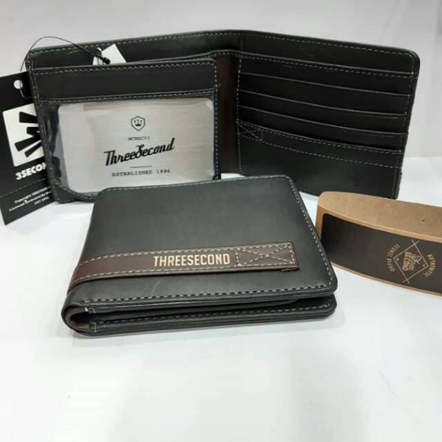 Dompet pria 3second ORIGINAL OUTLET MALL