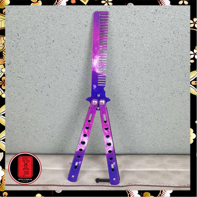 Sisir Besi Butterfly Balisong Training Knife CS GO - YS-7319 - Camouflage