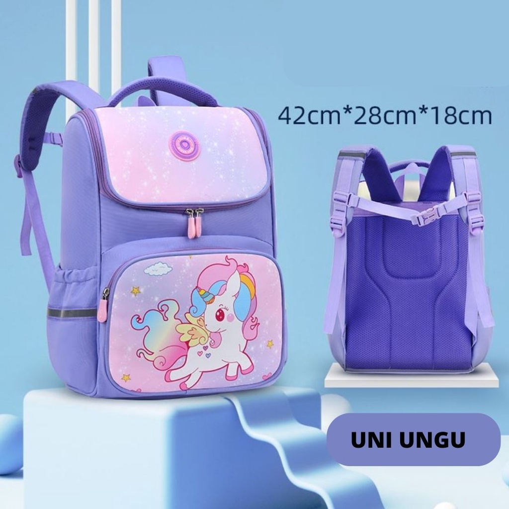 [MONA] Tas Ransel Anak Sekolah SD SMP Motif Lucu Cantik dan Keren Kualitas Import Premium -M0192