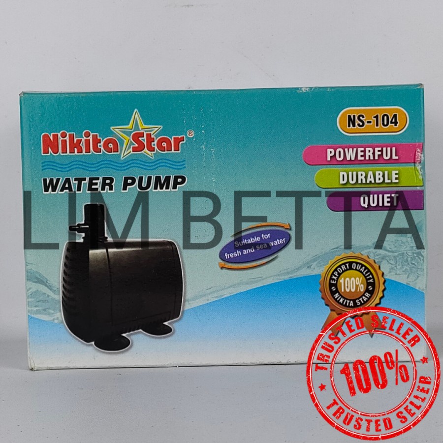 WATER PUMP NIKITA STAR NS 104 / MESIN POMPA AQUARIUM